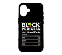 Custodia per iPhone 16 Black History Month Africa Princess Valori nutrizionali Ragazze