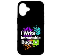Custodia per iPhone 16 Blockchain Developer Funny I Write Immutable Bugs