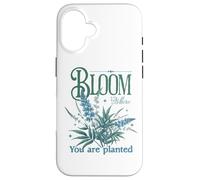 Custodia per iPhone 16 "Bloom" Where You Are Planted Nature Vision Board