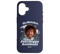 Custodia per iPhone 16 Bob Ross Happy Clouds