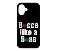 Custodia per iPhone 16 Bocce come un boss giocatore di palla italiano lancio gioco Italia