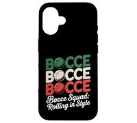 Custodia per iPhone 16 Bocce Squad: Rolling In Style