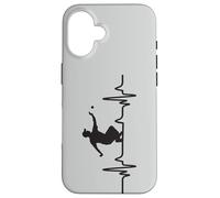 Custodia per iPhone 16 Boccia Heartbeat Design Bouler Petanque Heart Rate Boule