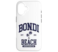 Custodia per iPhone 16 Bondi Beach Australia Modalità vacanza Spiaggia Palma