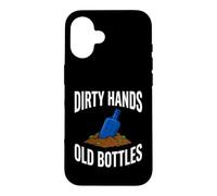 Custodia per iPhone 16 Bottle Digging Dirty Hands Old Bottles Antique Hunting