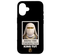 Custodia per iPhone 16 Bring the Unexpected Egyptian Pharaoh King Tut Face Graphic