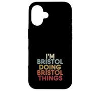 Custodia per iPhone 16 Bristol Name Bristol Personalized Name First Given