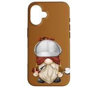 Custodia per iPhone 16 British Detective Gnome Costume For Women Funny Sherlock