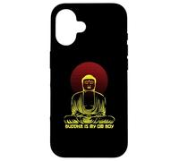 Custodia per iPhone 16 Buddha è il Mio Om Boy