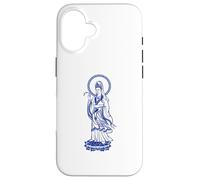 Custodia per iPhone 16 Buddha Quan Yin Buddismo Buddista Pratica spirituale
