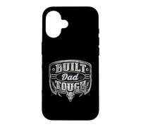 Custodia per iPhone 16 Built Dad Tough American Funny 4th Of July