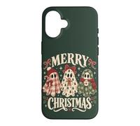 Custodia per iPhone 16 Buon Natale Fantasmi Divertente Vacanza