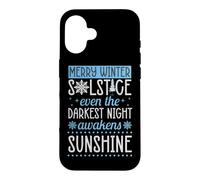Custodia per iPhone 16 Buon Solstizio d'Inverno Anche La Notte Più Buia Risveglia