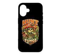 Custodia per iPhone 16 Cacciatore di funghi regalo cacciatore Hunt Like a Fungi