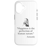 Custodia per iPhone 16 Camicia Aristotele sulla Felicità Filosofia Aristotele