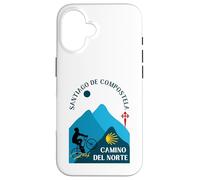Custodia per iPhone 16 Camino del Norte Bicicletta Uomo Santiago de Compostela 2026