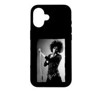 Custodia per iPhone 16 Cantante Post-Punk In Bianco E Nero Di Stephen Wright