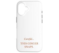 Custodia per iPhone 16 Careful. This Ginger Snaps - Funny Redhead Item