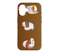 Custodia per iPhone 16 Carino tipi di porcellini d'India per i proprietari e gli amanti della cavia