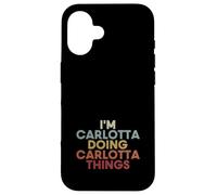 Custodia per iPhone 16 Carlotta Name Carlotta Personalized Name First Given