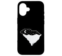 Custodia per iPhone 16 Carolina del sud, mappa, con, orizzonte,