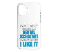 Custodia per iPhone 16 Carriera dentale Ama il mio lavoro Pazzo assistente dentale