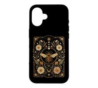Custodia per iPhone 16 Carta dei tarocchi delle api Floreali Estetica Botanica Cottagecore