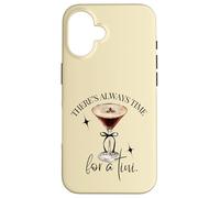 Custodia per iPhone 16 C'è sempre tempo per un Tini Espresso Martini Time Vintage