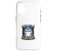 Custodia per iPhone 16 C'era una volta un ragazzo che amava i pinguini