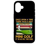 Custodia per iPhone 16 C'era una volta un ragazzo che amava il Mini Golf