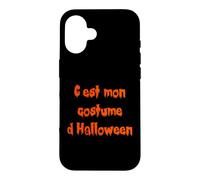 Custodia per iPhone 16 Cest Mon Costume d Halloween Francese Halloween Humor