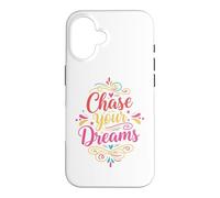 Custodia per iPhone 16 Chase Your Dream Inspirational Motivation Typography