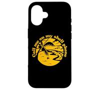 Custodia per iPhone 16 Chiamami sul mio telefono Shell Ocean Beach Vibe