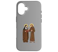 Custodia per iPhone 16 Chiara e Francesco d'Assisi
