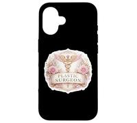 Custodia per iPhone 16 Chirurgo Plastica Donna Ricostruttiva Chirurgia Estetica Medico