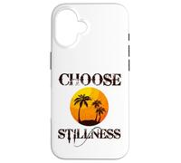 Custodia per iPhone 16 Choose Stillness Meditation Yoga Mindfulness Mental Health