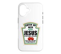 Custodia per iPhone 16 Christian recupera il salmo con Gesù 37:4