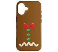 Custodia per iPhone 16 Christmas Gingerbread Costume Kids Funny Christmas Holiday