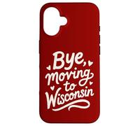 Custodia per iPhone 16 Ciao, trasferirsi in Wisconsin