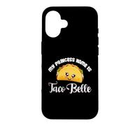 Custodia per iPhone 16 Cinco De Mayo - My Princess Name Is Taco Belle Funny Pun