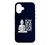 Custodia per iPhone 16 Citazione di Buddha: La via è nel cuore