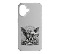 Custodia per iPhone 16 Coda di serpente Marchosias, Furia impennata