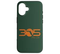 Custodia per iPhone 16 Codice Area 305 Miami Dade Florida Distressed Retro State Gear