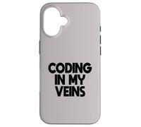 Custodia per iPhone 16 Codifica nelle mie vene Computer Coder