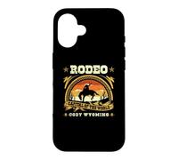 Custodia per iPhone 16 Cody Wyoming Rodeo Capitale del World Tourist Souvenir