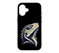 Custodia per iPhone 16 Colorful Bearded Dragon Face Reptile Animal Lover