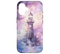 Custodia per iPhone 16 Colorful Lighthouse Decor For Women And Girls Who Love Ocean
