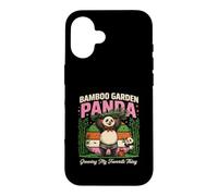 Custodia per iPhone 16 Coltivare la mia cosa preferita Bamboo Garden Panda