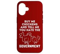 Custodia per iPhone 16 Comprami Polli E Dimmi, Tu odi Il Governo