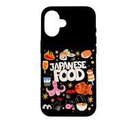 Custodia per iPhone 16 Cool Japanese Food Illustration Novelty Graphic Designs